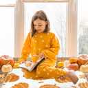 Fall Pumpkin Bath Mats for Bathroom, Thanksgving Super Absorbent Non-Slip Microfiber Shaggy Bath Rugs, Autumn Bathroom Mat for Shower, Tub, Sink, Decor, Machine Washable, 20x30in, Orange