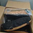 Dog Car Seats for Small/Medium Dogs, FurFrolic Memory Foam Dog Booster Seat for Small Dogs up to 35 lbs, Travel Pet Car Seat with Washable Detachable Cover, Storage Pockets, 2 Safety Belt, Black Brown