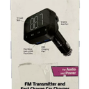 ZGear FM Transmitter & Fast Charging Car Charger - 12 watt 2.4 amp Aux & USBport