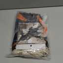 140pcs Halloween Balloon Arch Kit, Orange Black Sand White Foil Balloons for Halloween Birthday Party Decorations