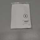 SANDERY Summer Women's Scoop Neck Short Sleeve Shirts Ribbed Slim Fitted Casual Basic Top Blouses (S)