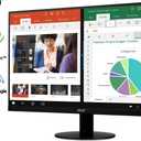 acer 21.5 Inch Full HD (1920 x 1080) IPS Ultra-Thin Zero Frame Computer Monitor (HDMI & VGA Port), SB220Q bi