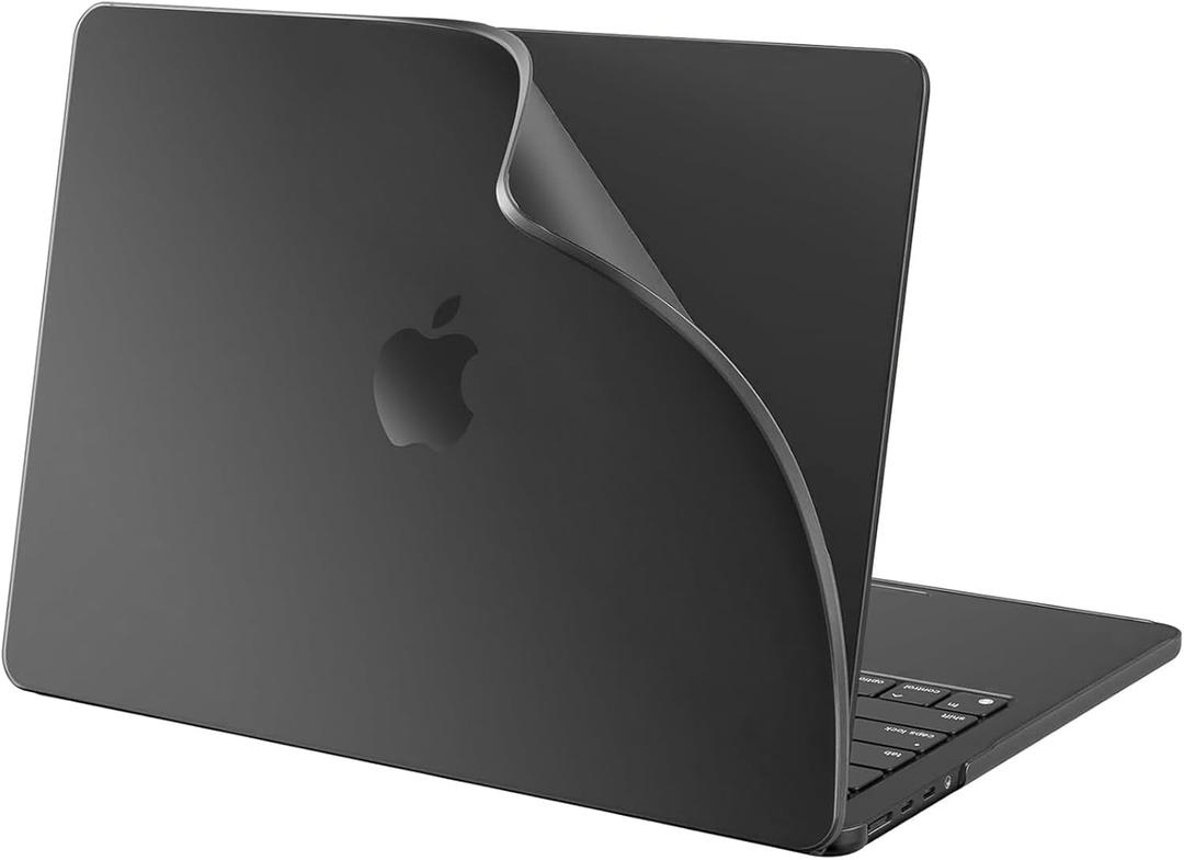 BlueSwan Case Compatible with MacBook Pro 16 inch Case M4 M3 M2 M1 Pro/Max 2025 2024-2021 A3403 A3186 A2991 A2780 A2485, Flexible PP and Matte Anti-Fingerprint Protective Case, Matte Black
