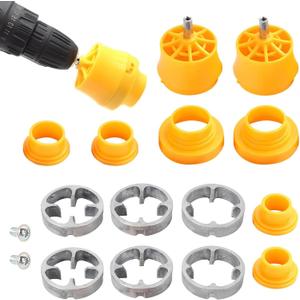 PVC Thread Maker Tool for Electric Drill, Pipe Threader Plumbing Tool, Electric Drill PVC Thread Maker Tool Set with 3 Dies (1/2", 3/4", and 1") for Cutting & Pipe Threader(2Set)