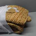 Jute Rug 8ft Round Area Rug Hand Woven Jute Beige Braided Boho Rug for Living Room Outdoor Bedroom Kitchen Entryway Farmhouse Hallway, Rustic Vintage Natural Reversible Floor Rugs: Natural