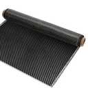 Carbon Fiber Fabric Roll, 6.5ft x12 Inches 2x2 Twill Weave 3k/220g, Black Pure Fabric Carbon Fiber Sheet Structural Reinforcement Cloth for Cars, Concrete Walls, Basements, Boats