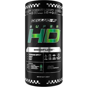 Cellucor SuperHD Fat Burning & Weight Loss Supplement, 60 Capsules (EXP 01/31/27)