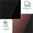 Custom Size Runner Rug 2 ft x 6 ft, 2-82ft Carpet Runners Hallway Entryway Kitchen Garage Laundry Room Area Rugs with Non-Slip Rubber Backing, Black