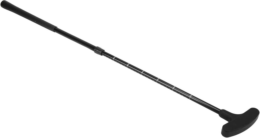 Putter Retractable Double Sides Tool with Sc for Adults Entertainment GiftRed PutterRetractable PutterKids Putter Putter Putter Set Tool from 53cm to 93cm (Approximately 20.9 to (Black)