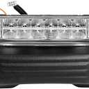 Drive-up Club Car Precedent Led Head Light with Bumper Replacement for 2004-UP Electric Golf Carts
