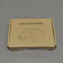 YSOLX 200W Car Power Inverter 12V to 110V for Vehicles, Car Plug Adapter Outlet with 4 USB Fast Charger, Car Charger Cigarette Lighter Adapter for Phone, Laptop on Road Trip (white)