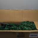 6.5 ft. Pre-Lit Hinged Artificial Pencil Christmas Tree with 250 Warm White Lights