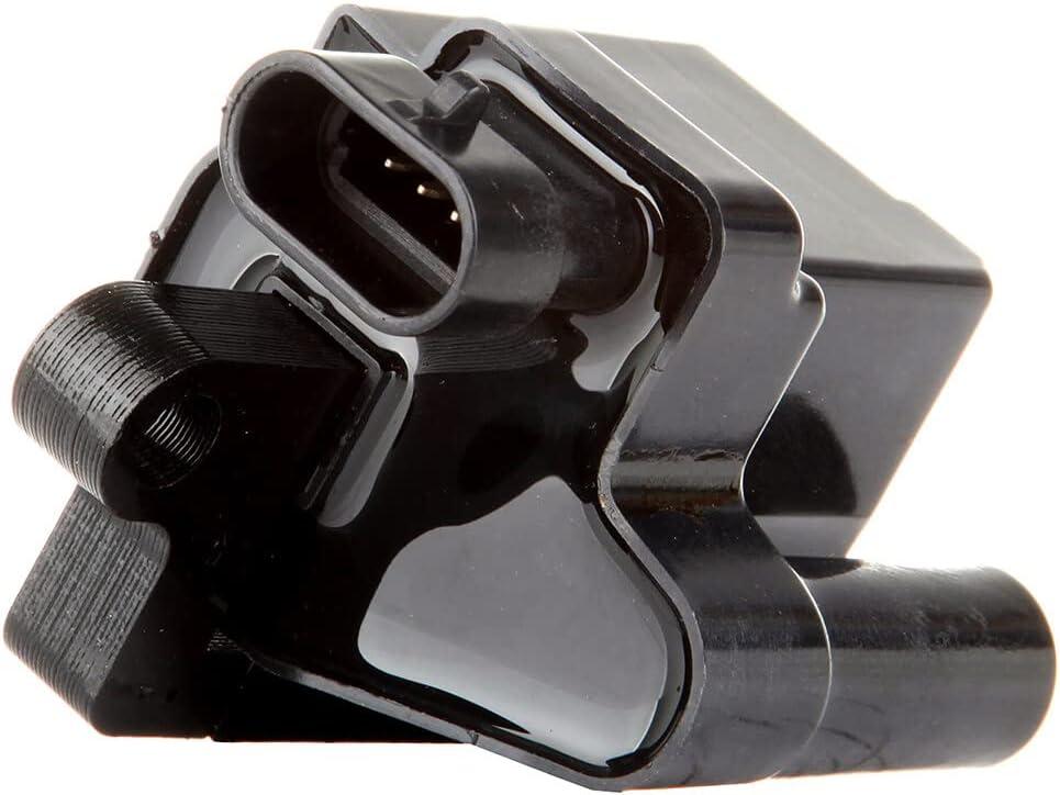 OCPTY Ignition Coil Pack for UF271 Coils for 2003-2009 for GMC for C6500 Topkick 8.1L/V8,2003-2004 for GMC for Envoy XL 4.2L/L6 Set of 1 Coil Packs & 4-Pins Ignition Coil