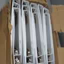 Bulk 24 Pack Economy 3-Ring Binders, 1 Inch, Round Rings, 200 Sheet Capacity, ClearVue Presentation View, Non-Stick, White (24)