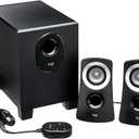 Logitech Z313 2.1 Channel Multimedia Speaker System with Volume Control Remote