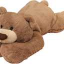 Weighted Stuffed Animals, 19.7in 3.3lbs Weighted Bear Stuffed Animal Toy Cute Brown Bear Plush Pillow for Adults Boys Girls