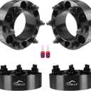 6x5.5 Hubcentric Wheel Spacers 2 inch for 1995-2023 Tacoma 1989-2024 4Runner, 6x139.7mm Wheel Spacer with 12x1.5 Studs 106mm Bore for Tundra FJ Cruiser Fortuner Sequoia GX460 GX470