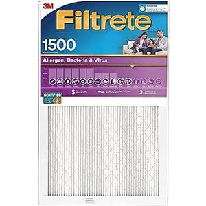 3M Filtrete Ultra Allergen Furnace Air Filter  Size: 20" H x 16" W x 1" D6 3M Filtrete Ultra Allergen Furnace Air Filter  Size: 20" H x 16" W x 1" D6