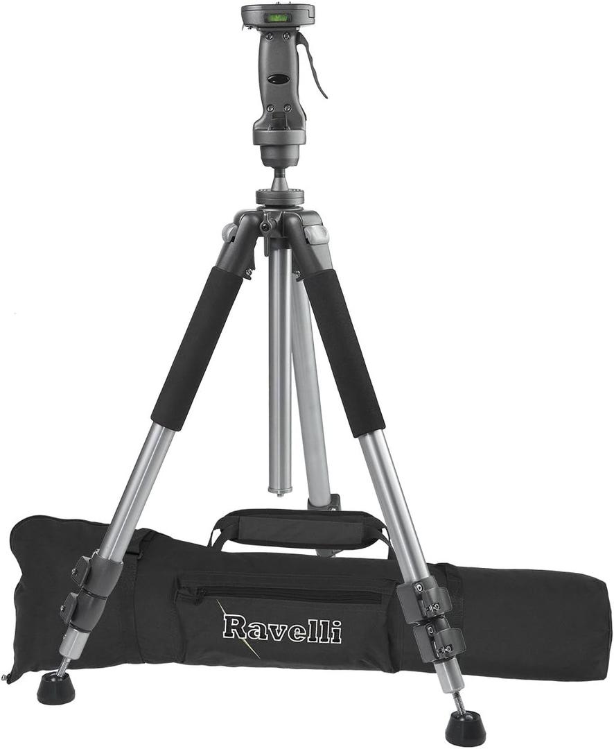 Ravelli Professional 70" Tripod with Pistol Grip Head, Joystick Grip Action, and Heavy Duty Carry Bag [APGL4]