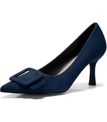  MANYUBEI Women's High Heels, Large Size Patent Leather 7.5