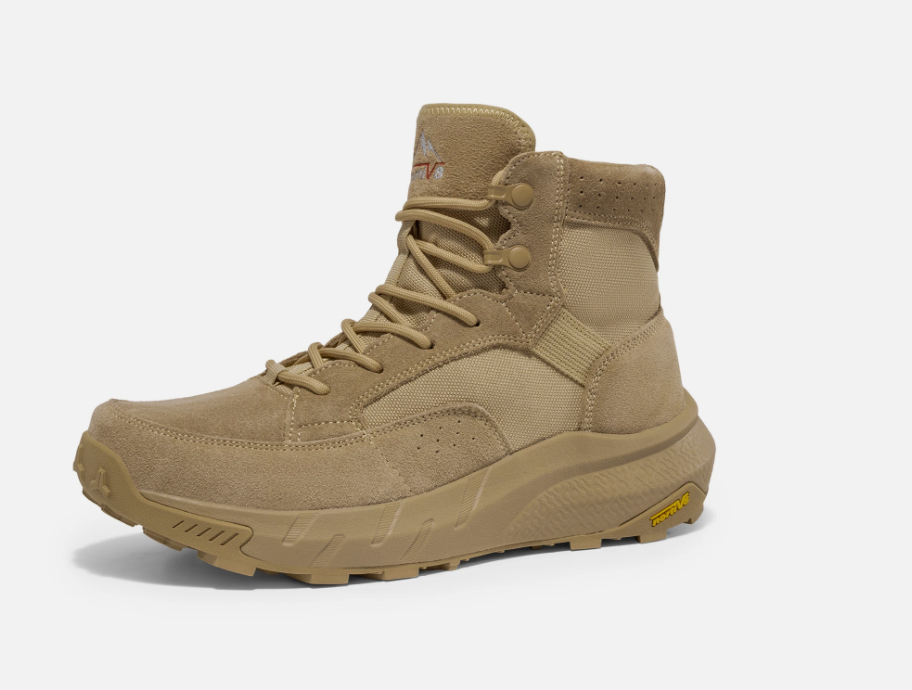 Mens Military Boots Tactical Boots 6 inches Hiking Outdoor Leather Combat Boots Size10