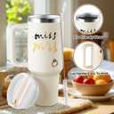 Bridal Shower Gifts for Bride to Be Bride Gifts Bachelorette Gifts for Brides Engagement Gift for Women Future Mrs 40oz Travel Cup Insulated Tumbler with Lid & Straw
