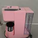 Tastyle Single Serve Coffee Maker, Iced and Hot Coffee Machine for K Cup & Grounds, Compact Design, 40oz Removable Water Reservoir, 6 to 24 Oz Brew Sizes, Fits 7.3" Travel Mug, Pink