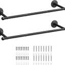OROPY Industrial Pipe Clothing Rack Set of 2, Wall Mounted Clothes Rack, Closet Rods For Hanging Clothes, 33" Multi-purpose Hanging Rod for Laundry Room, Bedroom and Closet Storage