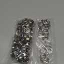 Grommet Tool Kit, Grommet Setting Tool and 100 Sets Eyelets with Storage Box, 1/2 Inch Inside Diameter (Silver)