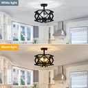 Black Semi Flush Mount Ceiling Light, Modern Foyer Lighting Fixture, 4-Light Metal Ceiling Lamp, Small Farmhouse Chandelier for Hallway Entryway Porch Bedroom Kitchen, E12 Base