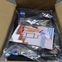 Height & Width Adjustable Stair Assist Cane for Seniors, Customizable to fit Most Indoor/Outdoor Steps, Wide Anti-Slip Base (Classic Black)