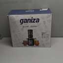 Ganiza Cold Press Juicer, 4.3" Compact Space-Saving Design Juicer Machine with 3 Replaceable Filters, One-Touch & Ultra-Quiet Operation, BPA-Free Easy to Clean, Silver