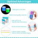 Lanyard String, 20 Rolls Gimp String, Plastic Strings Lacing Cord, Boondoggle Strings Kit 1200 Feet and 52Pcs Keychain Lanyards Accessories for Keychain Crafts, Bracelet with Instruction Box