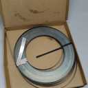 Steel Strapping Coil 1/2'' x 0.02'' x 300'-Metal Strapping Banding Roll High Corrosion Resistance with Surface Bluing Process, 1100 lbs Break Strength, Portable Strong for Heavy Duty Pallet Strapping (Blue Iron Sheet)