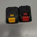 2Pack 12V 3.0Ah Replacement for Dewalt 20V Max Battery Cordless Tool Battery DCB200 DCB203 DCB204 DCB206, 10.8V(12V Max) 3.0Ah