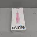 usmile C30 Cordless Water Flosser, 300ml Large Tank, 5 Pressure Levels Deep Clean, S-Shaped Nozzles for Braces & Sensitive Gums, USB-C Rechargeable, IPX7 Waterproof, Portable Travel & Home Use(Pink)