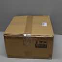 Lechoo Melamine Dinnerware Sets12pcs Melamine Plates and Bowls Set, Unbreakable, Dishwasher Safe, Indoor Outdoor Use, Ideals for Parties, Camping Dish Set, Black and White Pattern