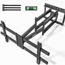 monTEK Long Arm TV Wall Mount for Most 43-90 Inch TVs, 42.5 Inch Long Extension TV Mount Swivel and Tilt, Full Motion Wall Mount Tv Bracket Fit Max VESA 800 x 400mm, Up to 132 lbs, 16,18 Studs