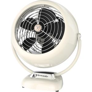 Vornado VFAN Vintage Fan, Retro Metal Air Circulator for Cooling & Dcor, 3 Speed Settings, Adjustable Tilt, Powerful Airflow, Durable Construction, Manual Dial Control, Vintage White