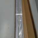 LazBlinds No Tools No Drill 1" Vinyl Mini Blinds, Cordless Blinds for Windows, Light Filtering Horizontal Window Blinds & Shades, 33 1/2" W x 64" H, Grey