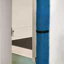 Door Jamb Protector Pad with Hook and Loop Straps, Blue Cover for Moving/Storage, Washable, Reusable, 70" L x 24" W
