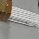 UNISHADES No Drill Cordless Roman Shades, Room Darkening, 36×48 in White