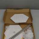 SINBEE Balloon Arch Stand, Balloon Arch Kit of 2, 7 Feet Height Adjustable Metal Balloon Column Stand for Party Decorations Wedding Birthday, Graduation Party Decoration, Baby Shower, Silver