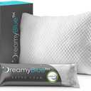 DreamyBlue Signature Pillow w/Adjustable Loft • Shredded Memory Foam Fill • Neutral Alignment for Side, Back, and Stomach Sleepers • Washable Bamboo Rayon Cover • CertiPUR-US Certified Foam (King)