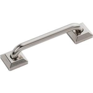 JoyRain 9" Multi-Function Safety Grab Bar | Wall-Mounted Support Handle for Shower, Bathtub, Toilet & Door (Stability Aid for Elderly & Disabled) (Brushed)