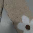 SHENHE Women's Floral Pattern Crewneck Long Sleeve Drop Shoulder Sweaters Pullover Tops, M