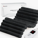 Bwarm Electric Heating Pads for Cramps Shoulder Knee Heated Pad for Back Neck Hot Pad for Arms and Legs Fast Heating with 6 Heating Levels 2 Hours Auto-Off Christmas Gifts for Women (Black, 12''24'')
