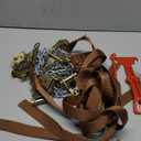 Qoosea Snow Chains for Car 10Pcs Tire Chains for SUV Manganese Steel Tire Chains Heavy Duty Universal Anti-Slip Chains for Tires Durable Tire Cables