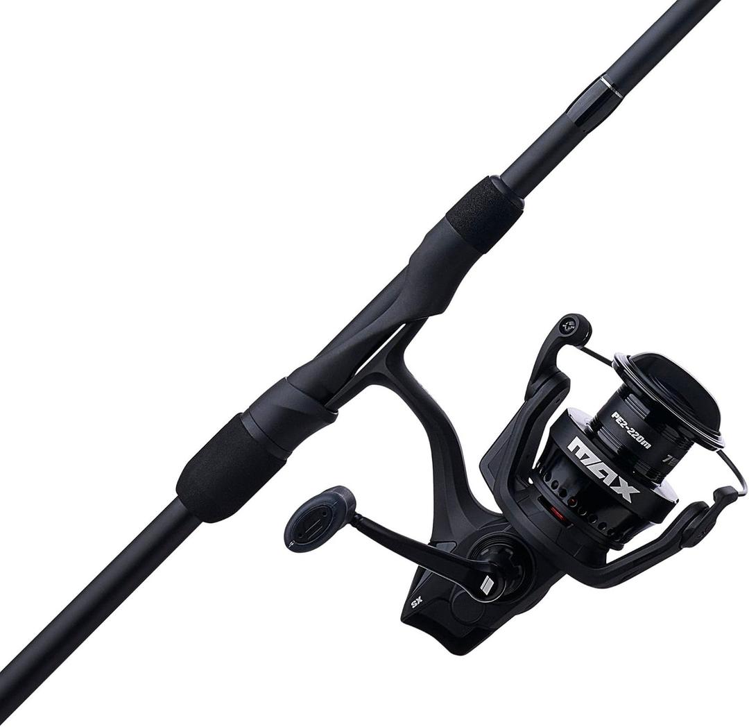 Abu Garcia Max SX Spinning Reel and Fishing Rod Combo, 4000 Size Reel - 7' - Medium Heavy - 2pc