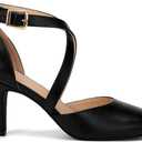 Women's 3In Closed Toe Heel Pumps Dress Shoes for Women, size 9
